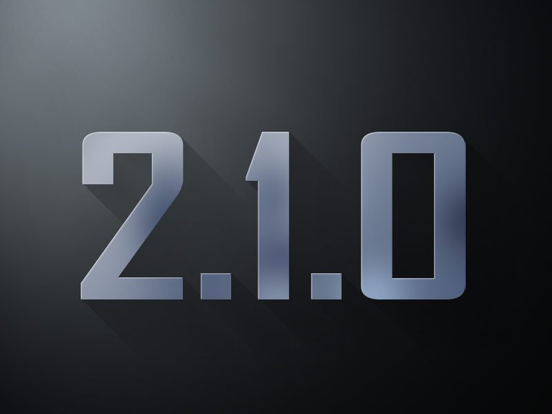 Version 2.1.0 Released