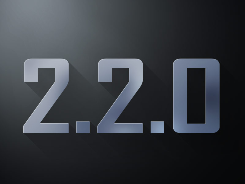 Version 2.2.0 Released